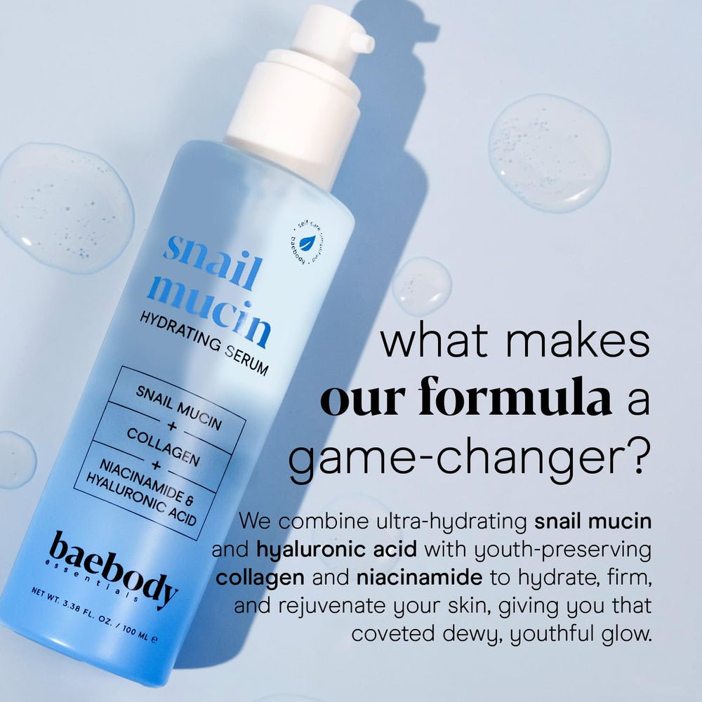 Baebody serum con niacinamida y hialuronico para tono uniforme.
