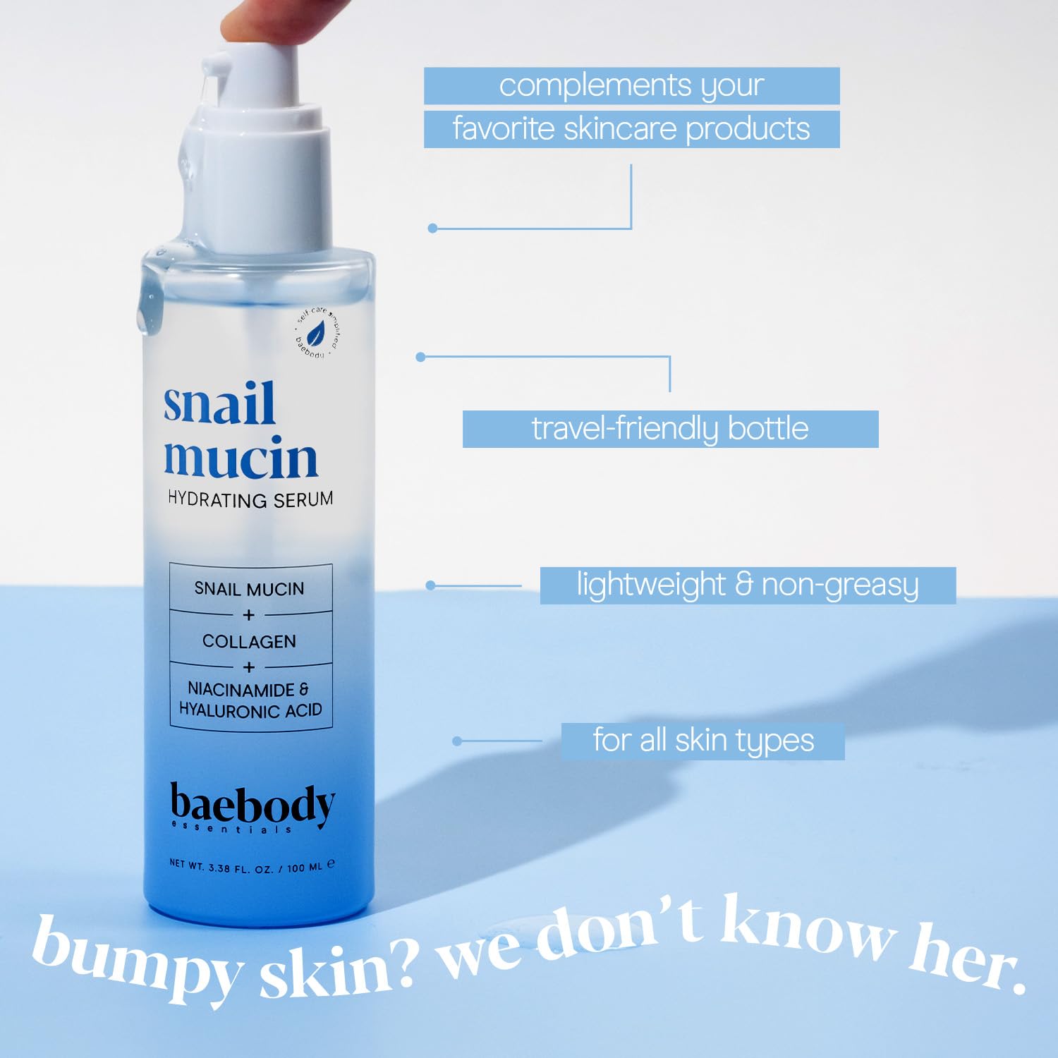 Baebody serum perfecto para tu ritual de cuidado facial.