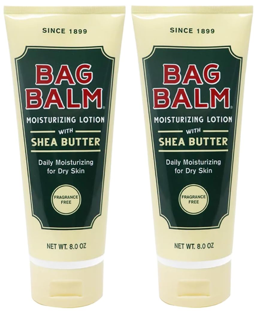 Bag Balm Hidratante Cuerpo, frente del tubo, hidratación suave para piel seca.