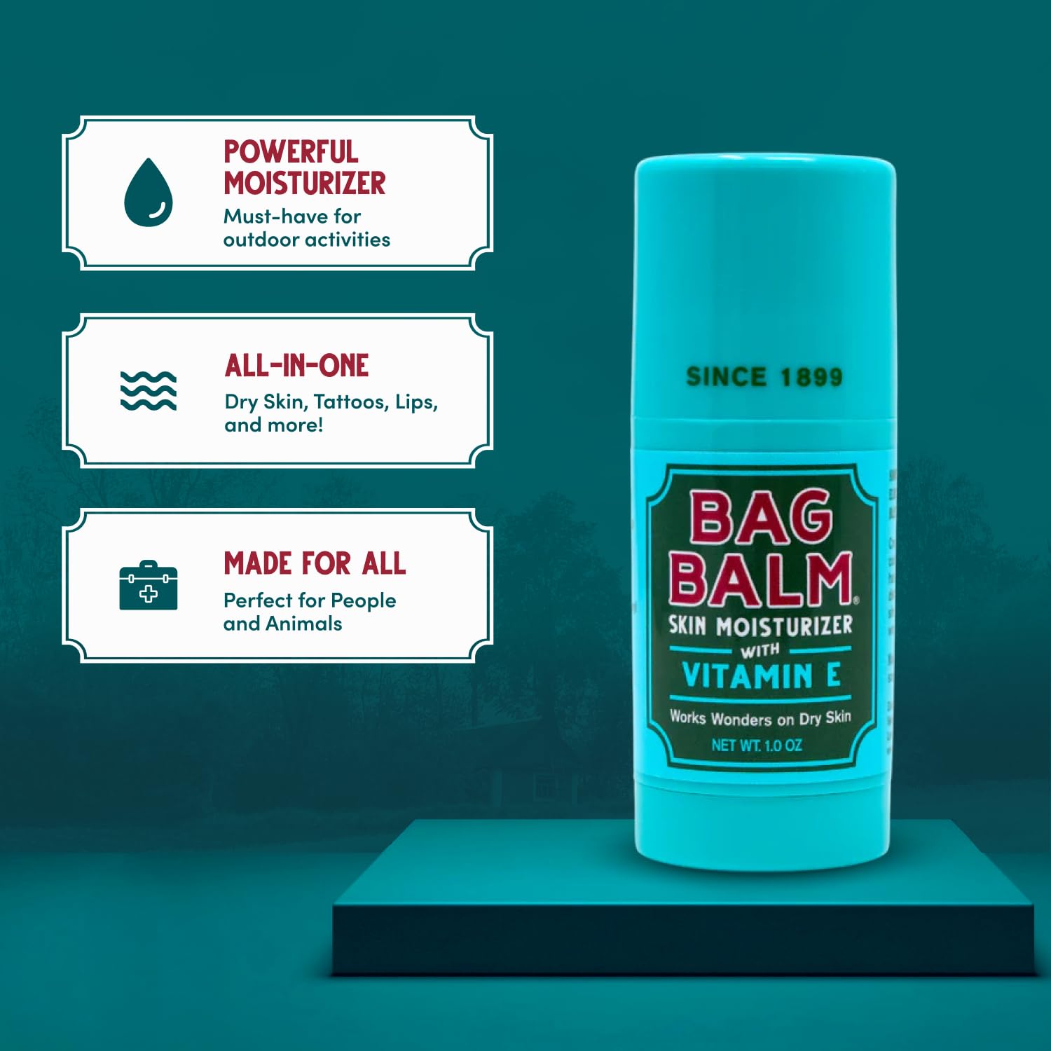 Bag Balm Original con lanolina y vitamina E para nutrición de la piel