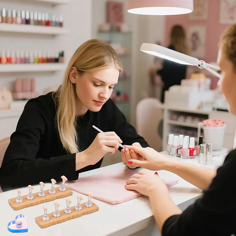 BAGTeck exhibición de uñas para diseños caseros, aspecto elegante.