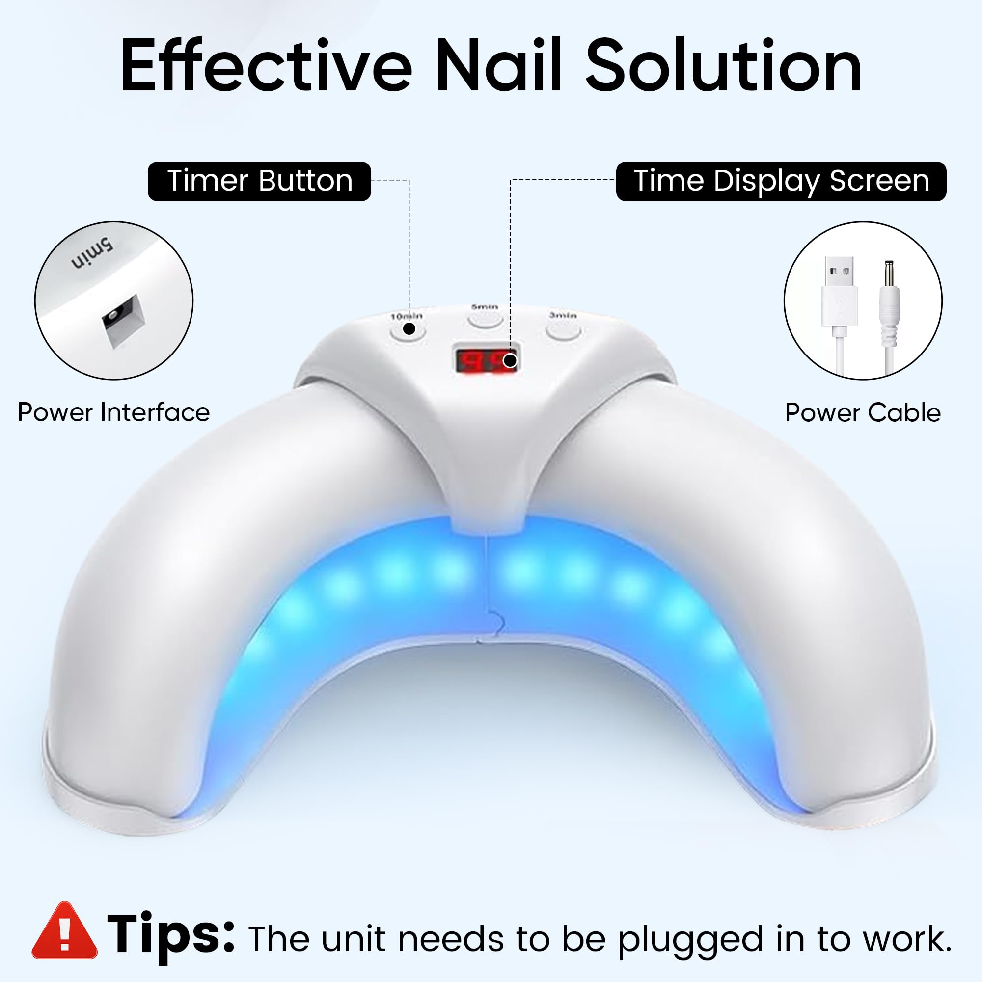 Baimistar contacto de superficie de uñas al 95%