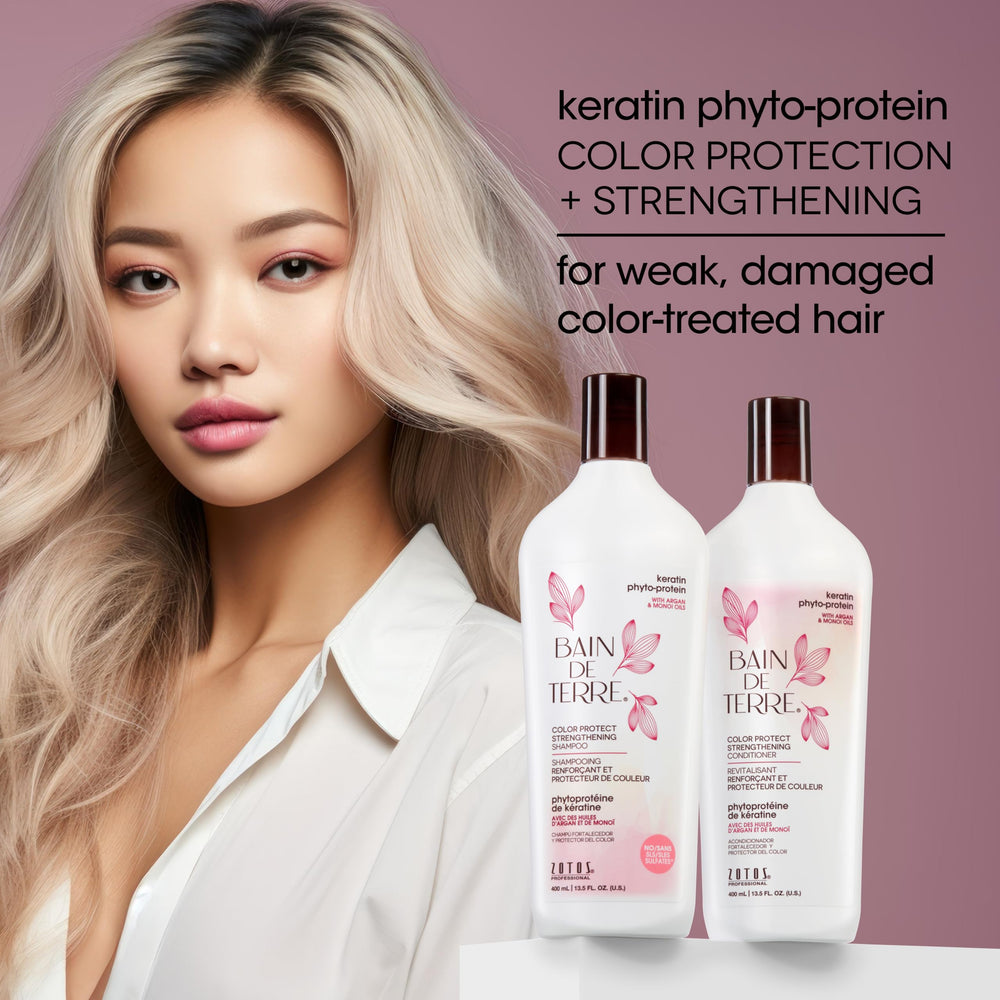Bain de Terre Cabello dañado Brillo natural gracias a hidratación