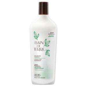 Bain de Terre Prado Verde champú equilibrante en botella para cabello suave