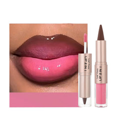 BAISEN DIARY delineador labial mate 2 en 1 para definicion precisa.