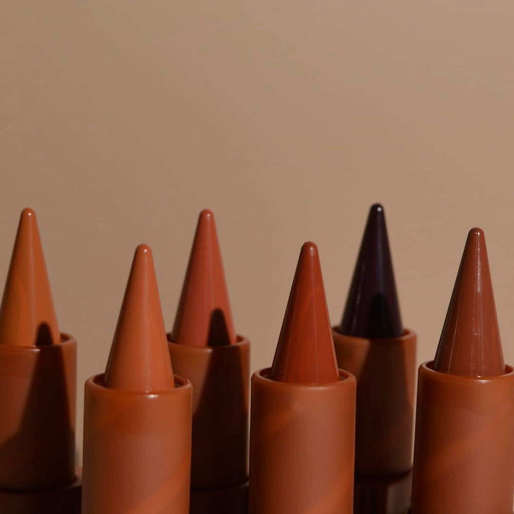 BAISEN DIARY ombre-labios, muestra transición suave para volumen.