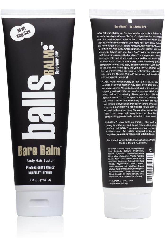 ballsBALM Bare Balm, foco aplicacion-zonas-sensibles, cuidado seguro en áreas delicadas del cuerpo.