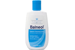 Balneol Etiqueta frontal clara para referencia de uso seguro.