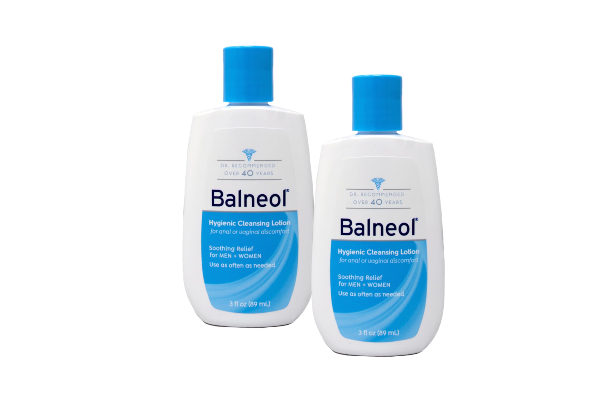 Balneol Loción Higienizante: botella visible para limpieza suave diaria.