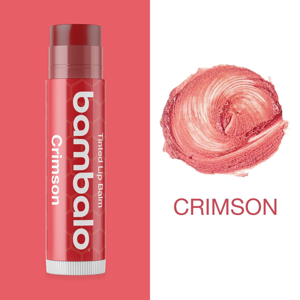 Bambalo balsamo labial tono purpura: toque elegante e hidratación.