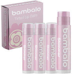Bambalo labial tintado con brillo perlado para un look suave.