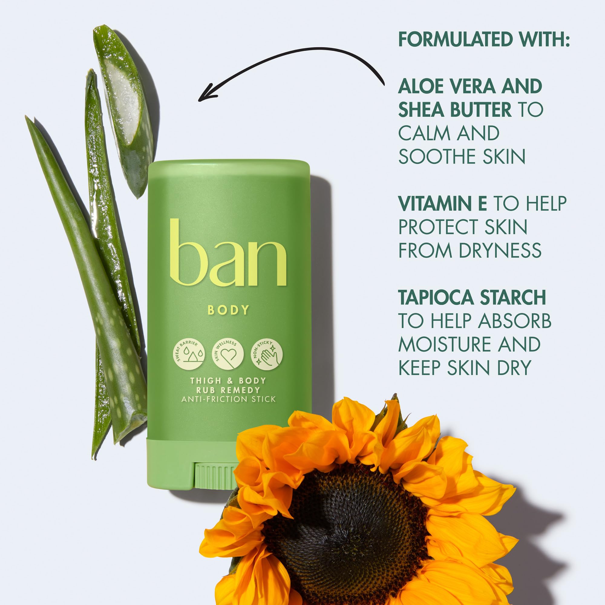 Ban Balsamo antifriccion aloe vera hidratacion suave
