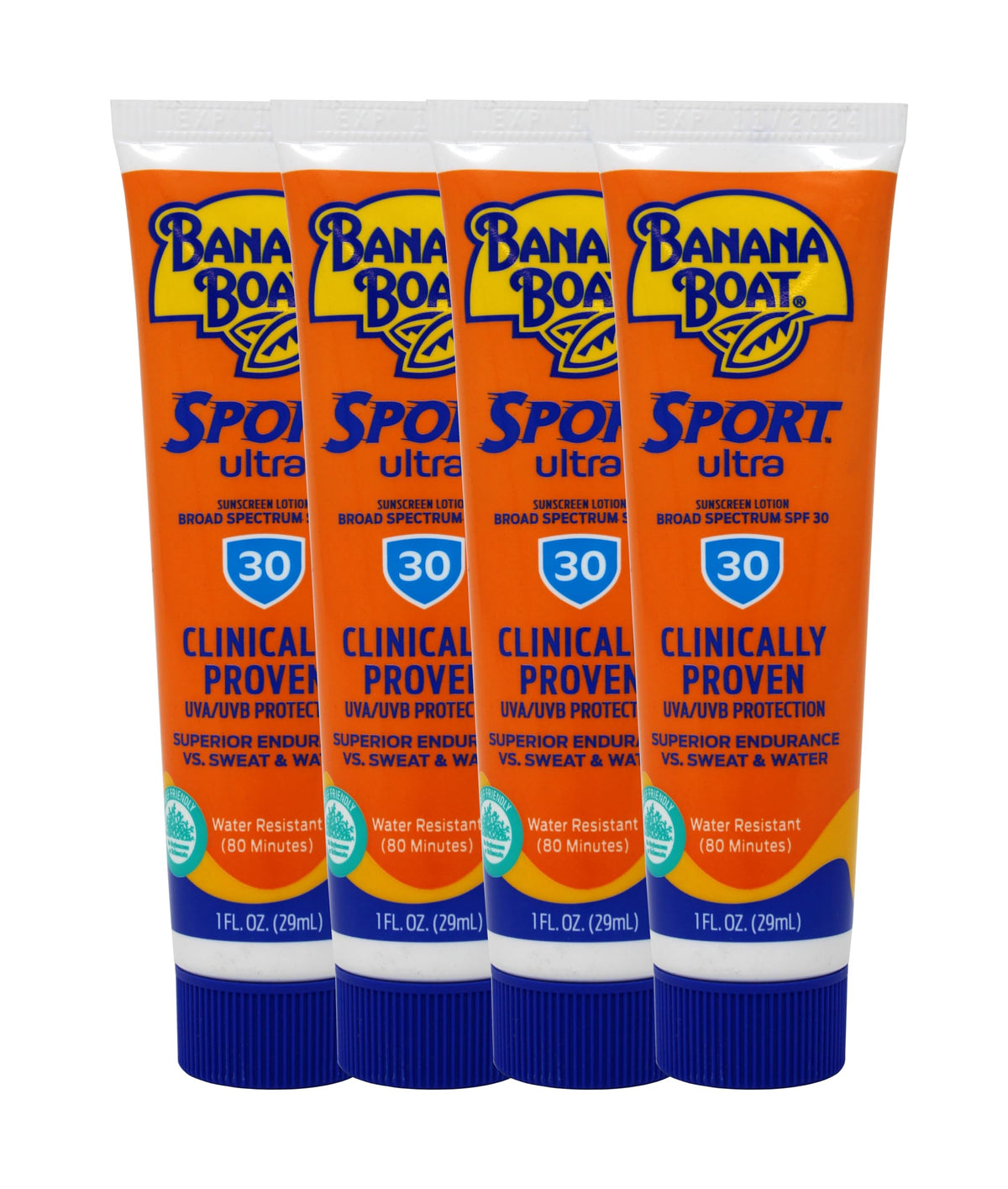 Banana Boat Sport SPF30, botella de 1 oz para tus actividades deportivas.
