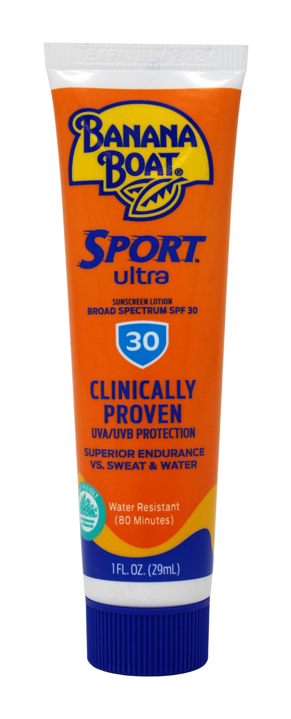 Banana Boat Sport SPF30, aplicación fácil durante el entrenamiento.