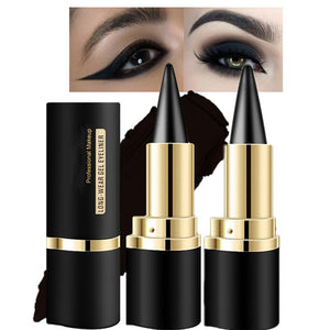 Delineador negro mate de Bangfeng para aplicación suave y definida.