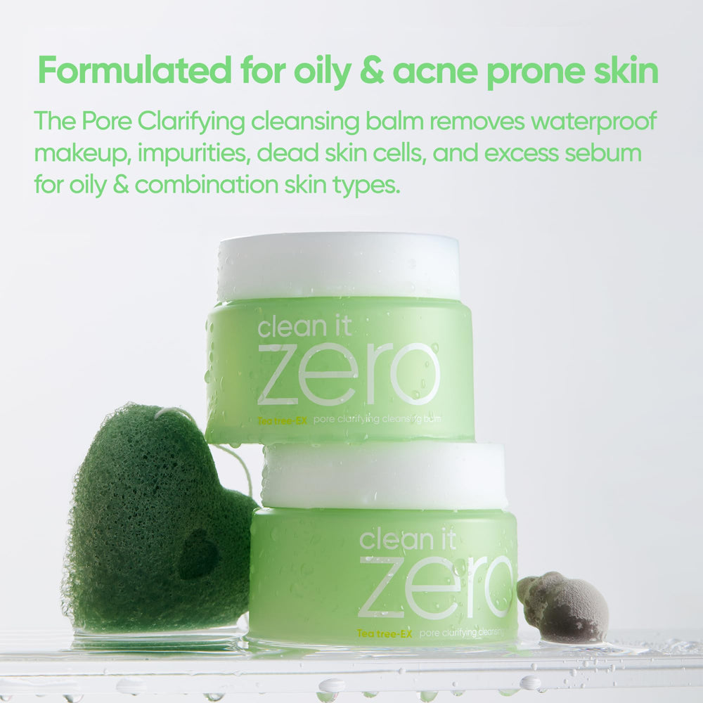 BANILA CO Clean it Zero Pore Balm emulsifies with water to lift impurities.