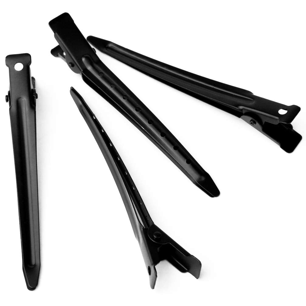 Bantoye clip hocico cocodilo metal con orificios para peinado.