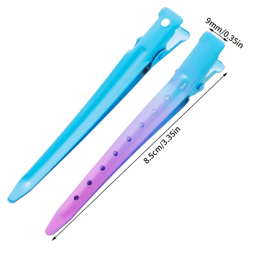 Pinza Bantoye gradiente azul para seccionar el cabello con precisión