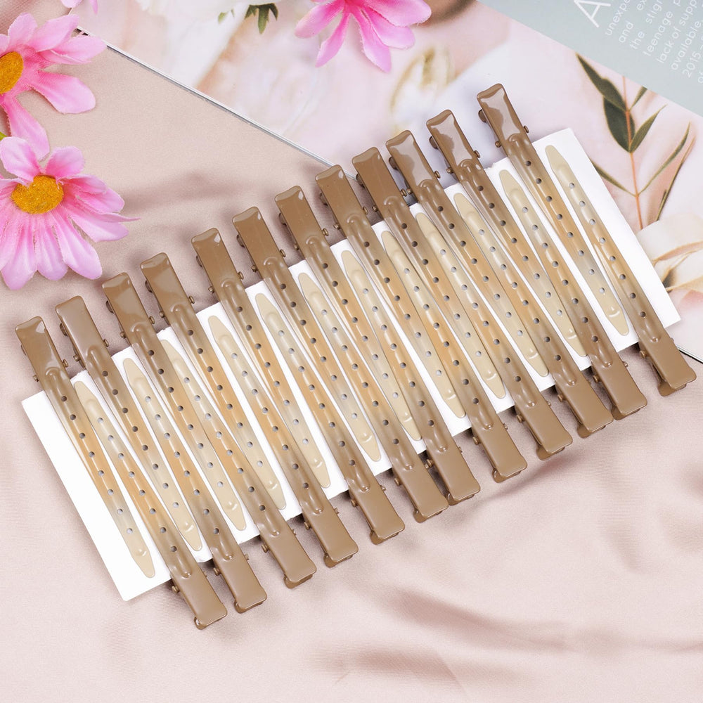 Bantoye cocodrilo metálicas, sección de cabello para cortes y rizos.