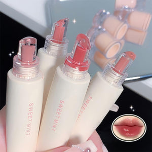 Baorder Brillo labial gel hidratante con efecto espejo para labios brillantes