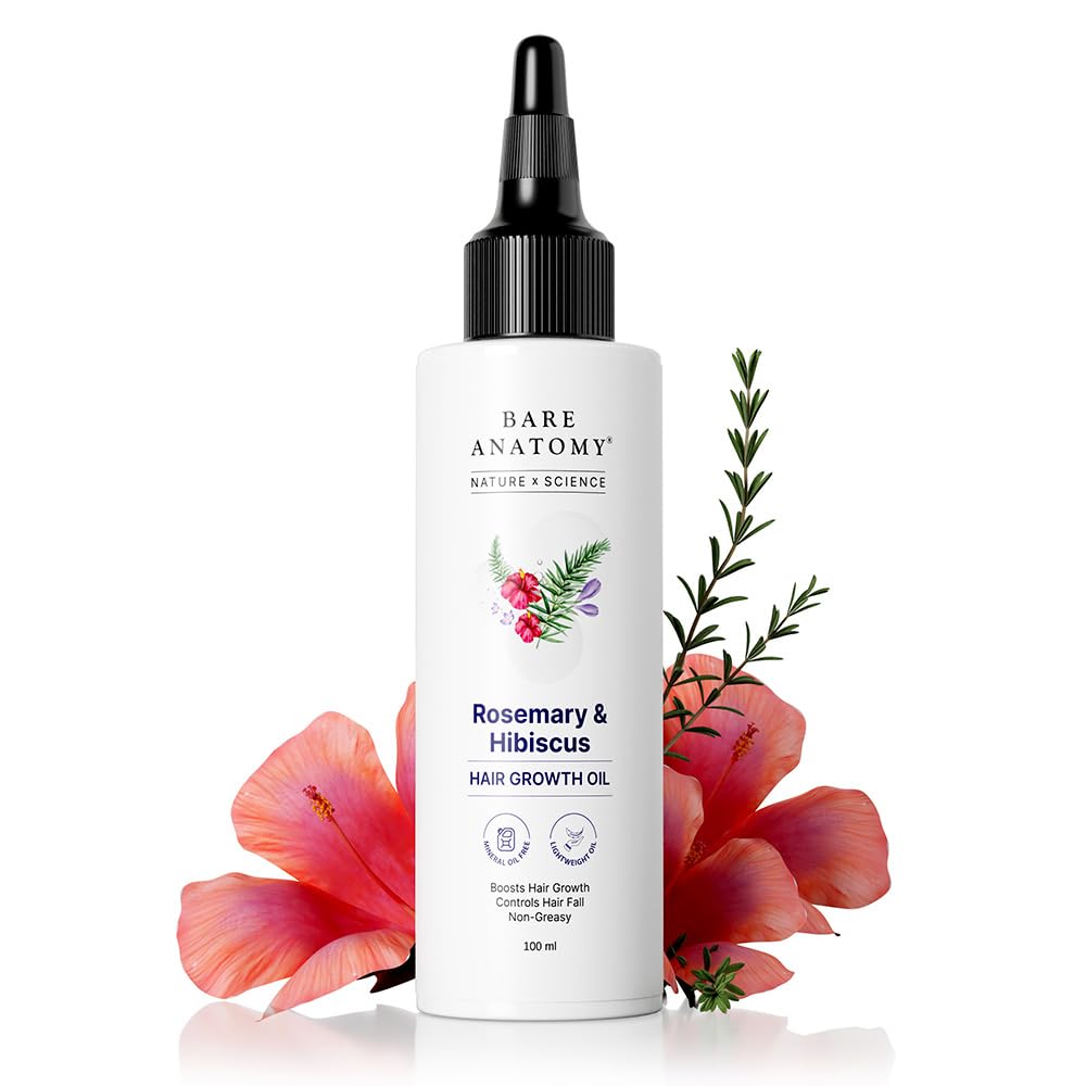 Bare Anatomy Nature x Science: aceite de romero e hibisco para crecimiento capilar