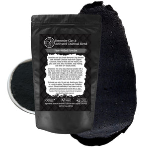 Bare Essentials Living bentonita arcilla en bolsa para mascarillas faciales.