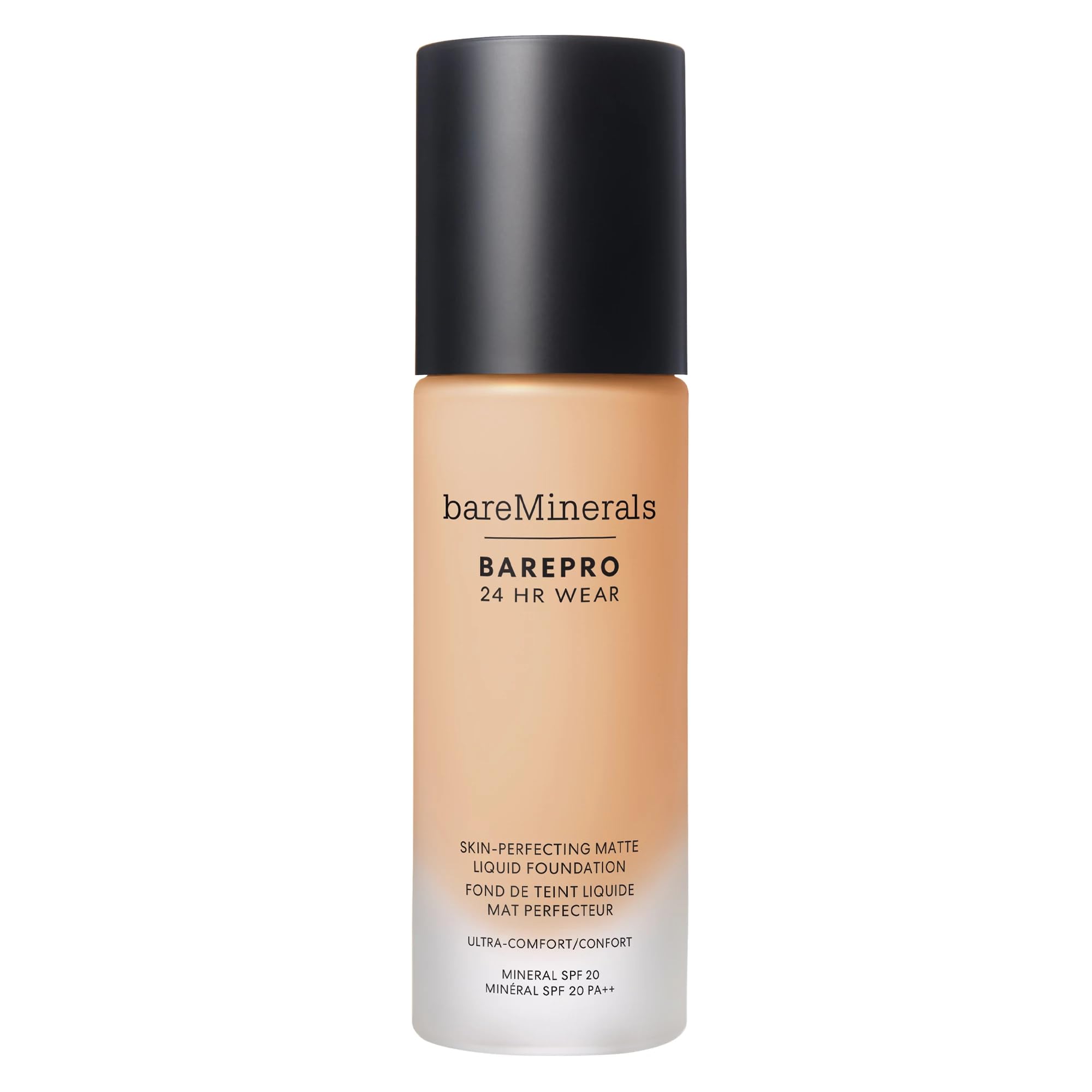 bareminerals Barepro 24HR Matte Fondo Líquido ofrece cobertura natural y mate.