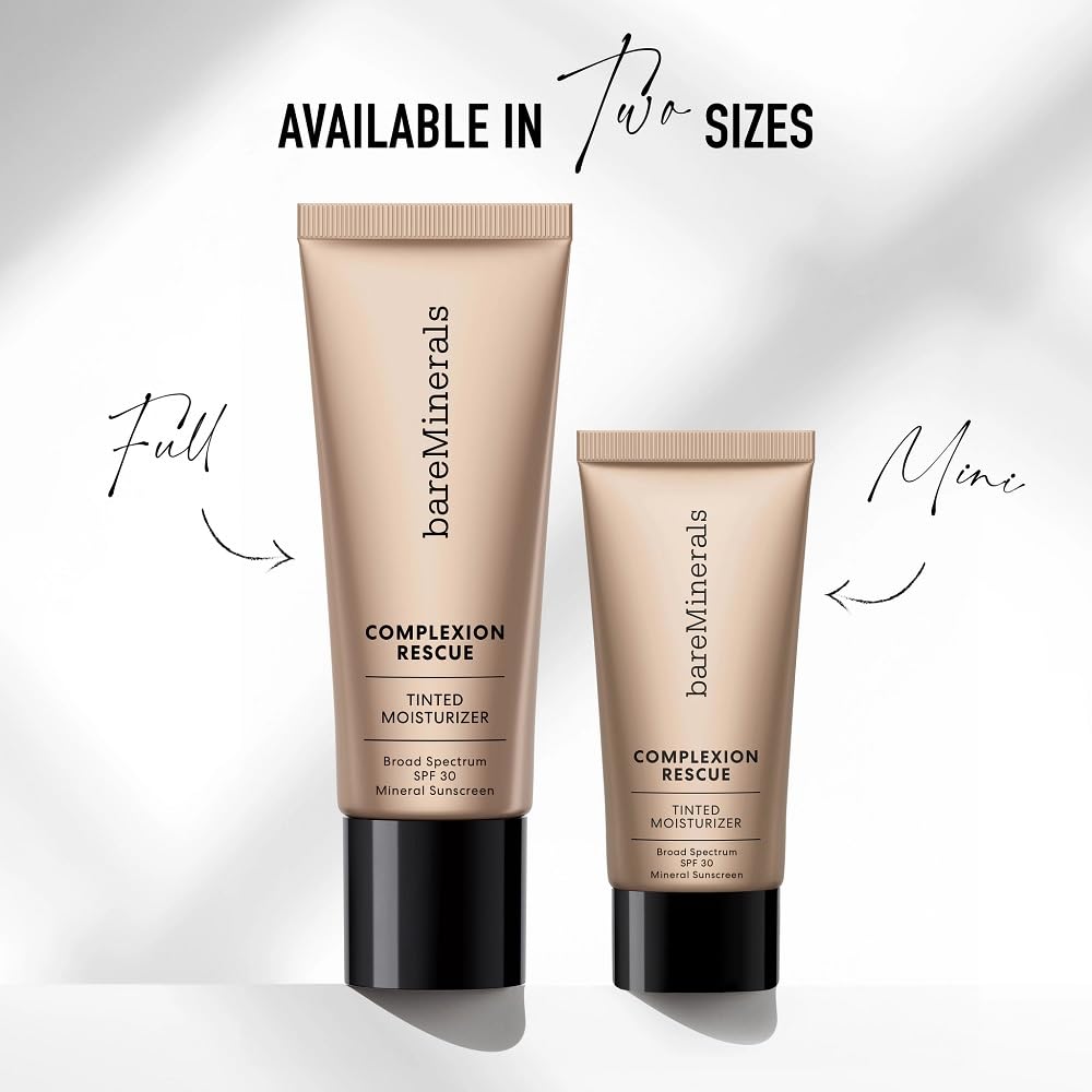 bareMinerals Complexion Rescue, acabado suave para piel sin sensación grasa.