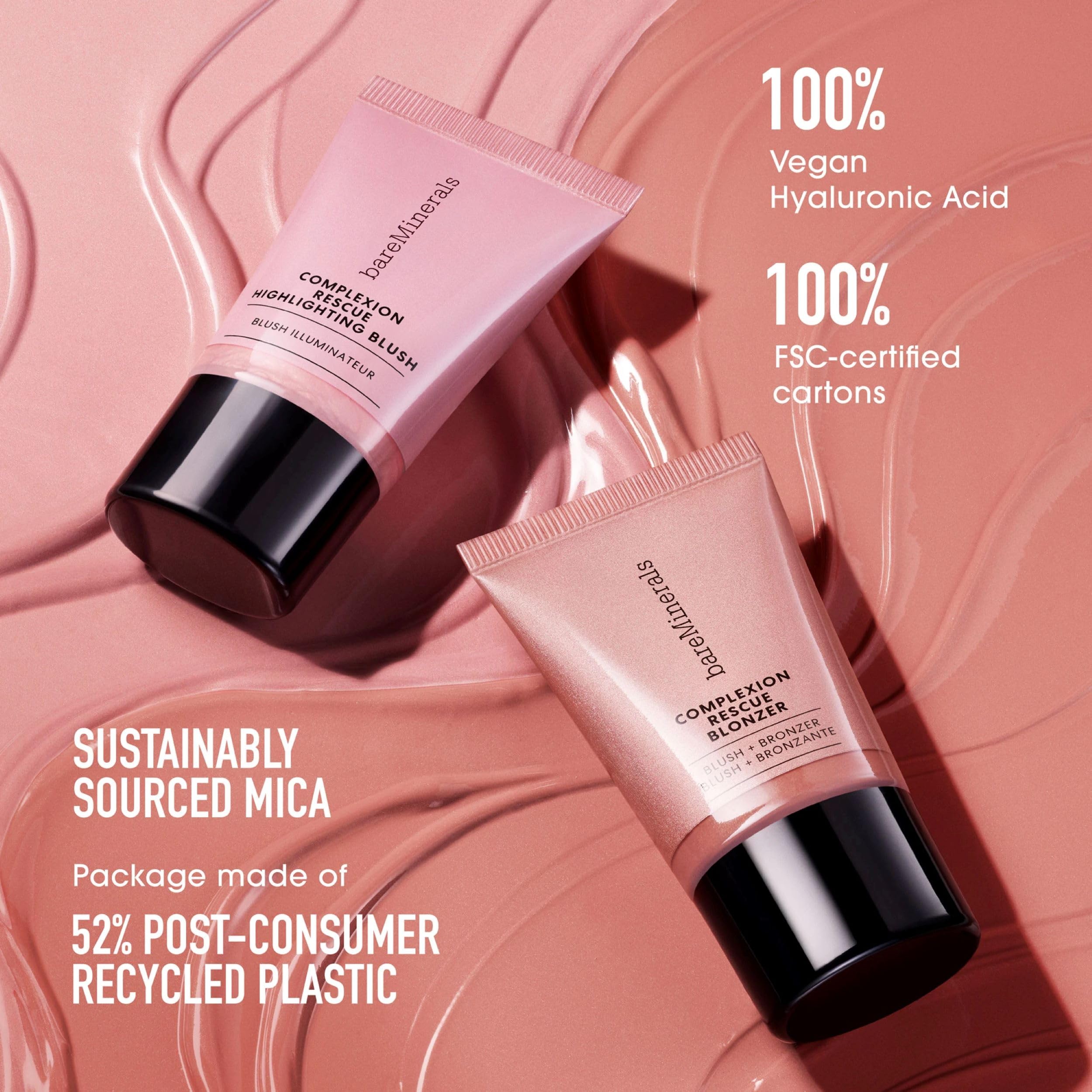 BareMinerals Complexion Rescue Blonzer deja un brillo natural y duradero.