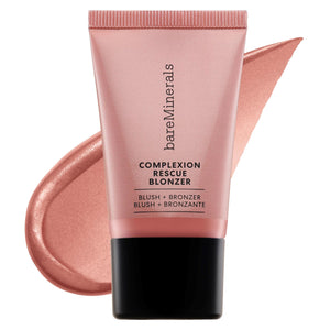 BareMinerals Complexion Rescue Blonzer textura cremosa para brillo natural.