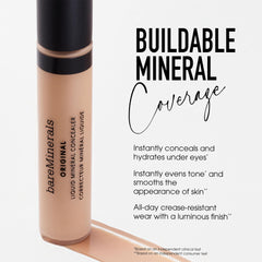 bareMinerals Concealer textura cremosa y suave que se desliza sin esfuerzo