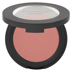 bareMinerals Gen Nude Rubor en Polvo Llama Mi Rubor, empaque compacto para retoques diarios.