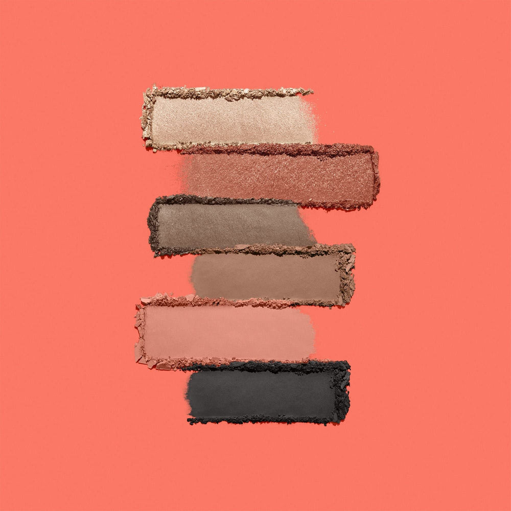 bareMinerals Mineralist Eyeshadow Palette Burnished, envase compacto ideal para viajar