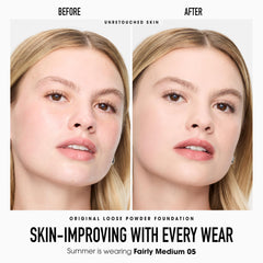 bareMinerals Original Get Started Kit: brocha para aplicar, aplicación rápida y uniforme.