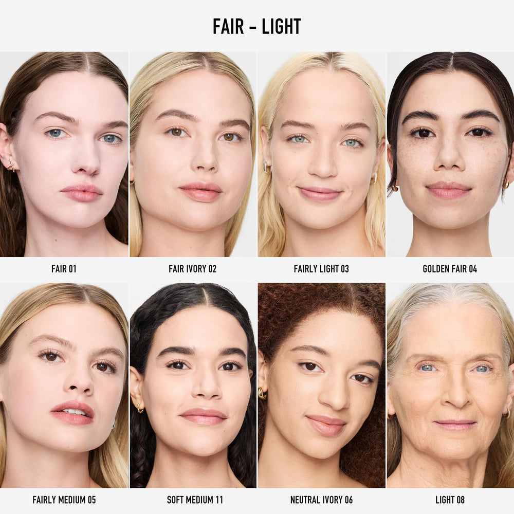 bareminerals original muestra tonos para cobertura personalizada