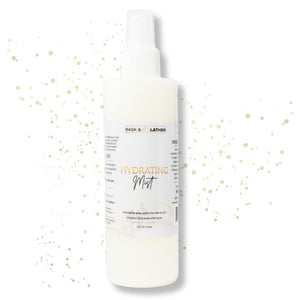 Niebla hidratante Bask & Lather para cabello: desenreda y suaviza.