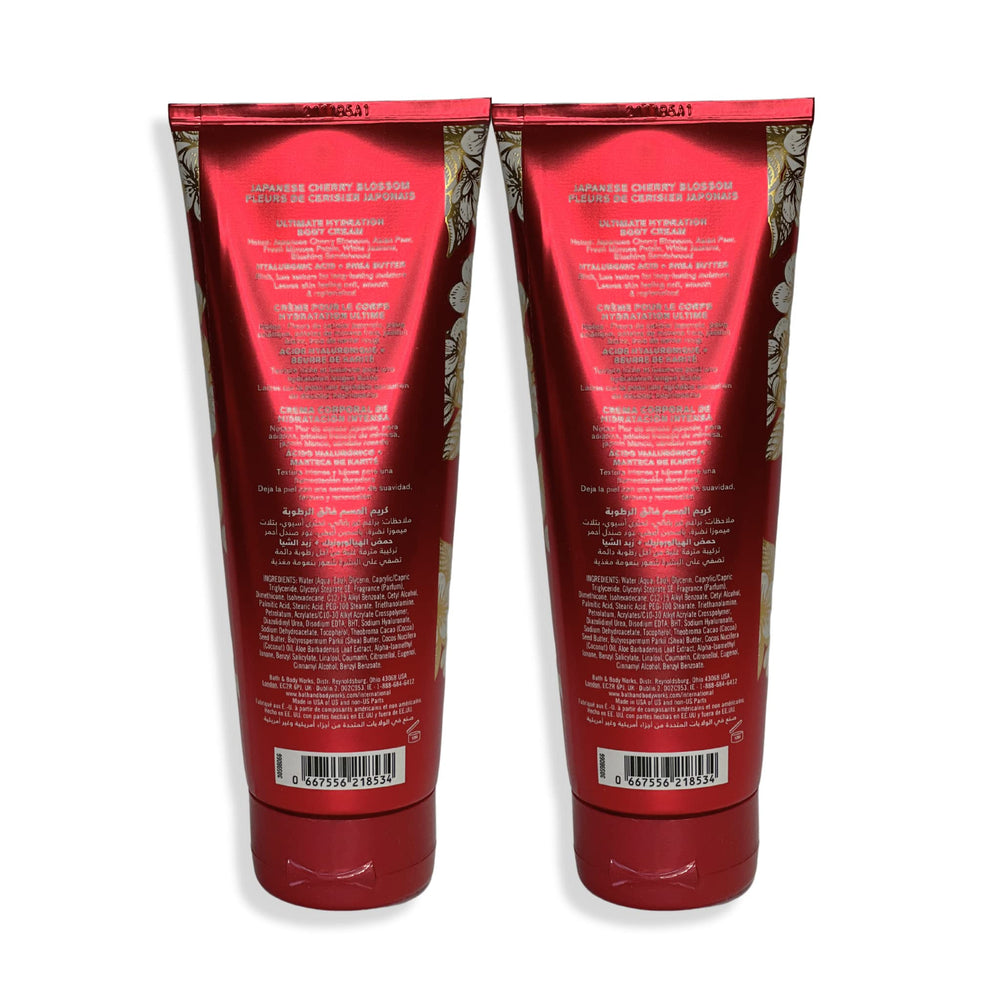 Textura cremosa de Bath & Body Works Japanese Cherry Blossom absorción rápida y no grasa