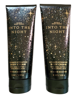 Crema corporal Bath & Body Works, doble pack, hidratación profunda para la piel.
