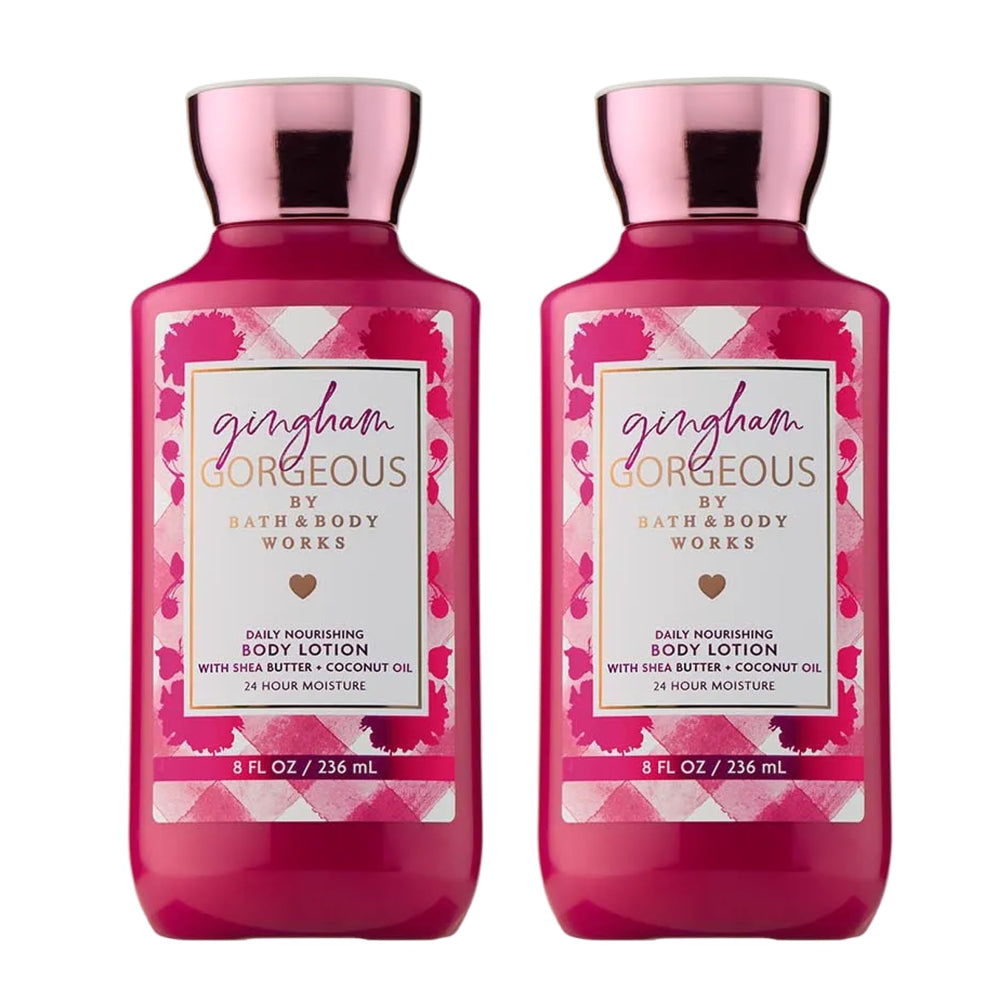 Bath & Body Works Gingham Gorgeous crema corporal, textura ligera para hidratación diaria