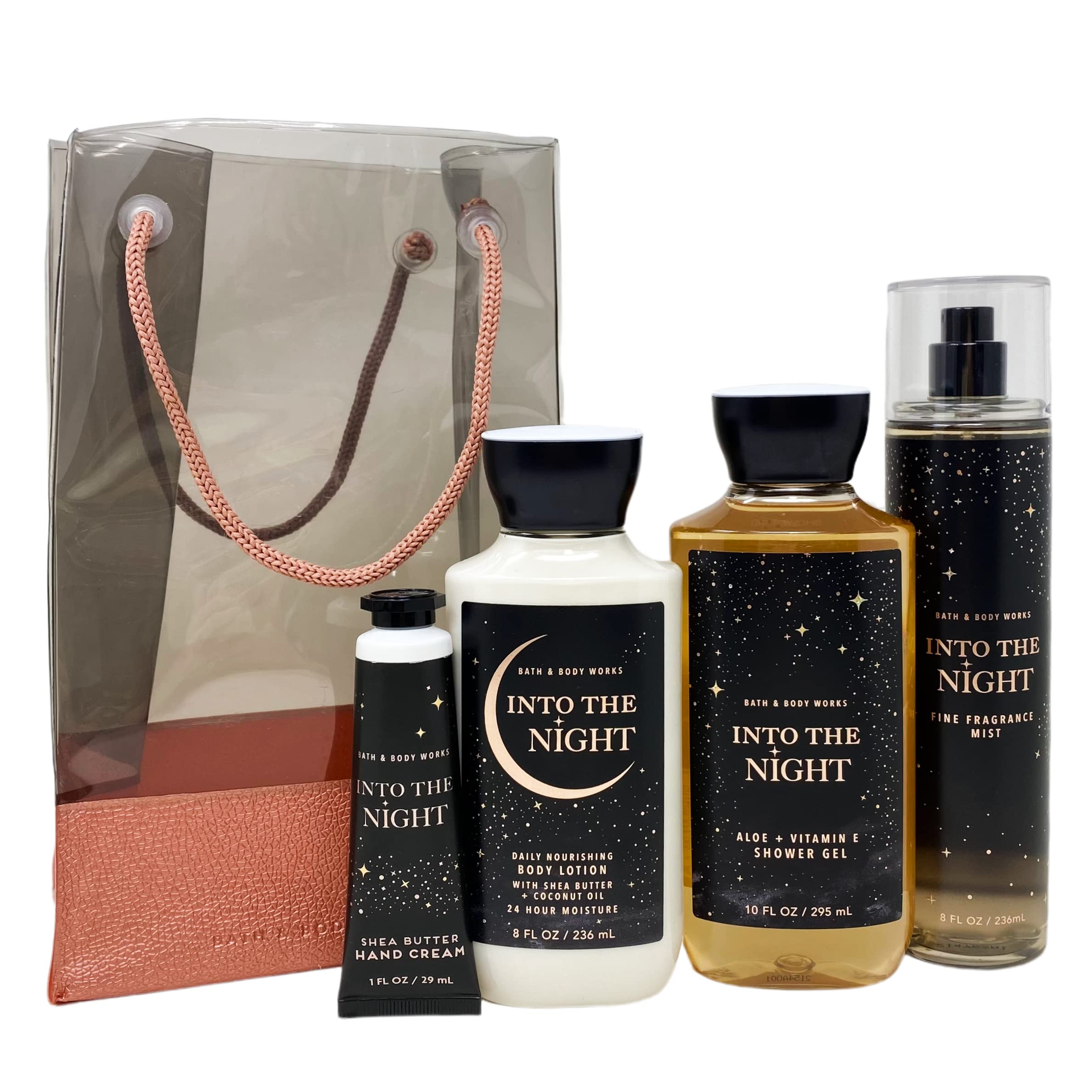 Bath & Body Works INTO THE NIGHT loción corporal para cuidado diario suave y envolvente.