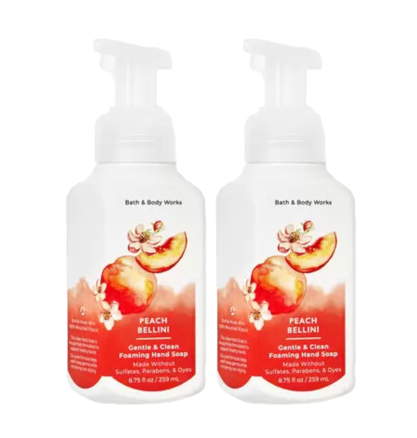 Bath & Body Works jabon de manos espumoso suave, fragancia Durazno Bellini