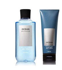 Bath & Body Works Ocean gel de ducha 2 en 1, limpieza diaria para cabello y cuerpo.