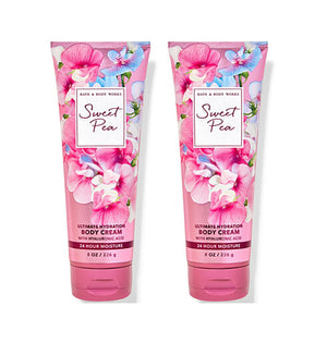 Bath and Body Works Sweet Pea crema Ultra Shea para hidratación diaria y fragancia duradera