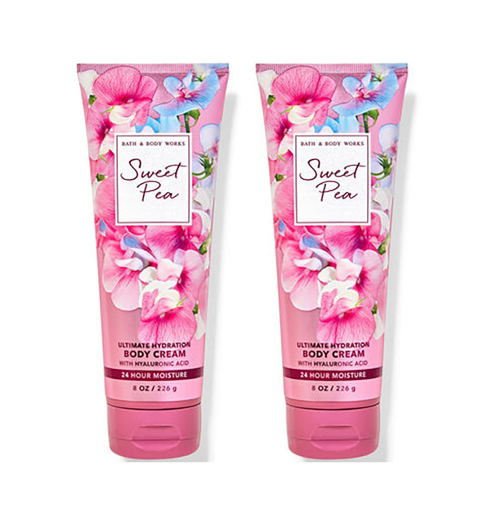 Bath and Body Works Sweet Pea crema Ultra Shea para hidratación diaria y fragancia duradera