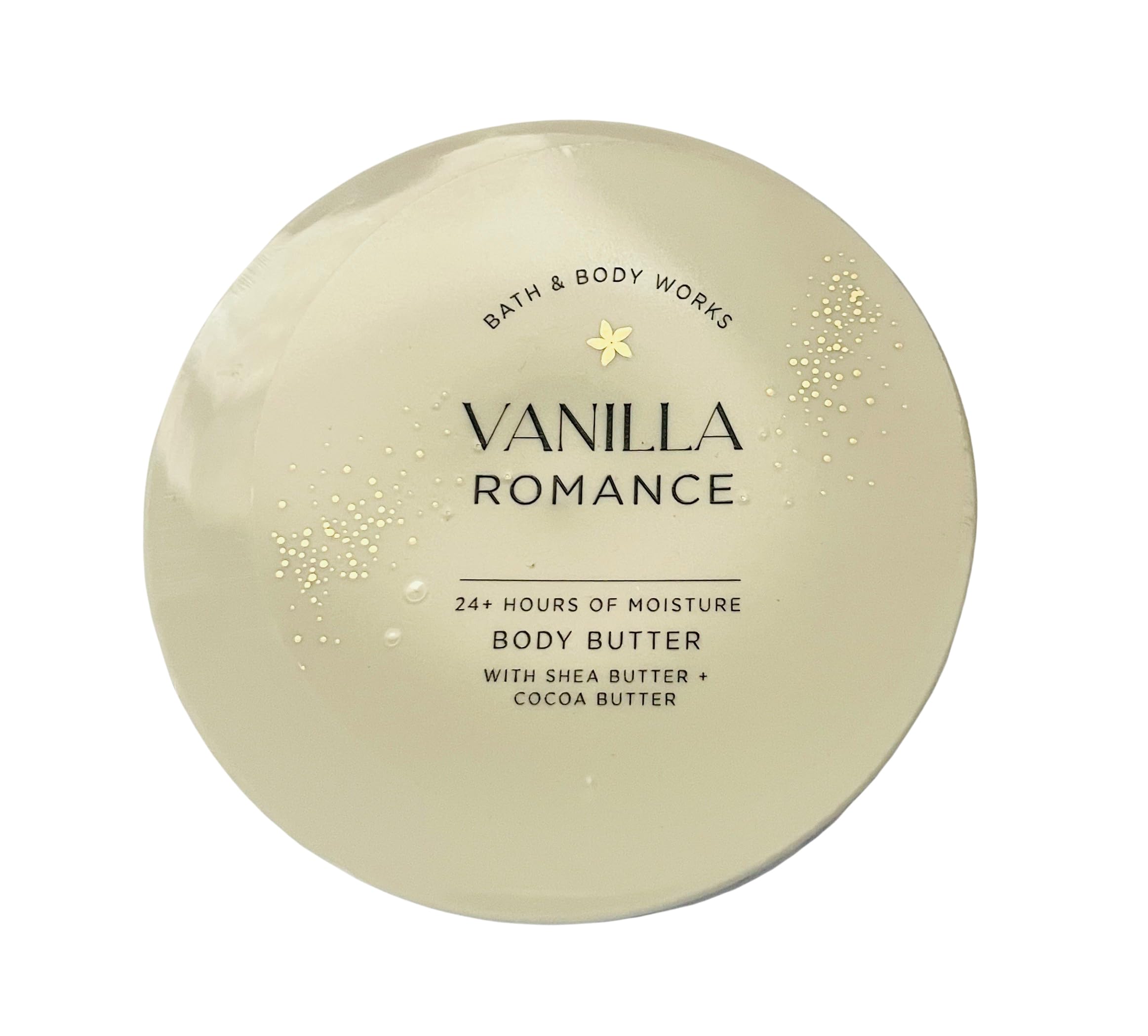 Bath & Body Works Vanilla Romance, envase manteca corporal batida para hidratación diaria.