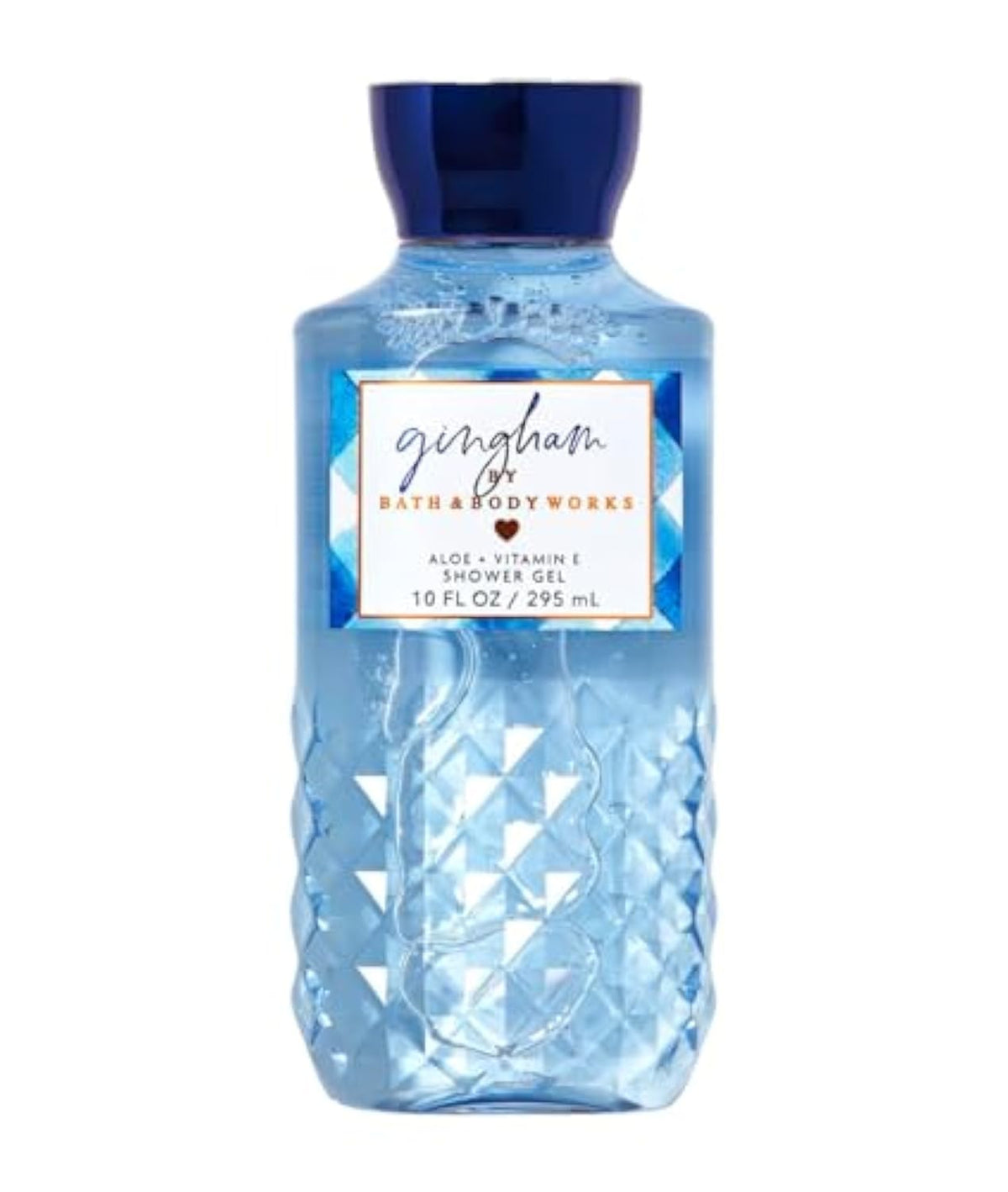 Bath & Body Works Gingham gel de ducha en botella, fragancia fresca para uso diario.