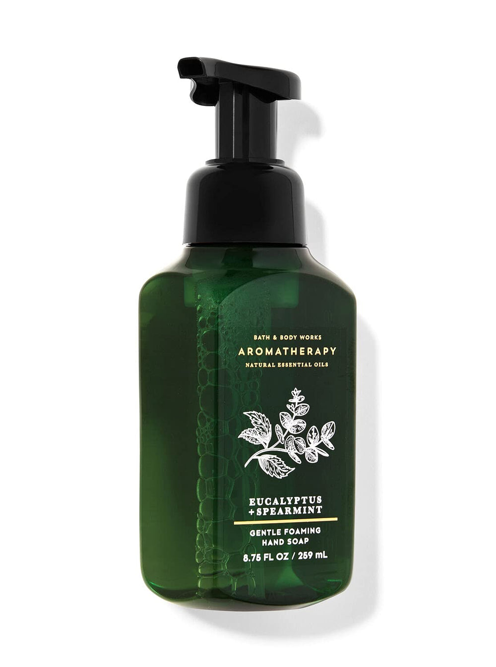 Bath & Body Works Jabón de Manos Espuma Eucalipto Menta, aroma calmante para lavado suave