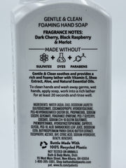 Bath & Body Works Jabon Manos Espumoso Cereza Negra Merlot, uso diario en baño