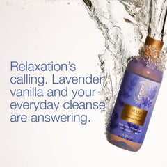 Bath & Body Works lavanda y vainilla: espuma de ducha suave para ritual aromático.