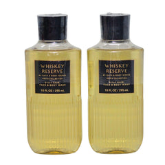 Bath & Body Works Whiskey Reserve gel de ducha, botella de 10 onzas, aroma vigorizante para la ducha.